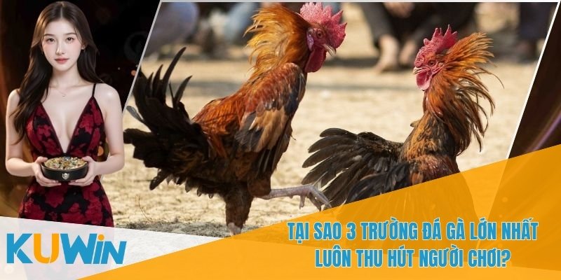 3 Trường Đá Gà Lớn Nhất Và Dịch Vụ Cá Cược Uy Tín Từ KUWIN 1 3 Trường đá gà lớn nhất luôn thu hút người chơi