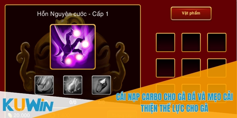 Cái Nạp Carbo Cho Gà Đá - Giải Pháp Cho Trận Đấu Kéo Dài 4 Cái nạp carbo cho gà đá quyết định hiệu suất chiến đấu